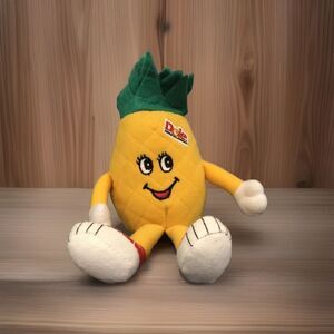 VTG 1999 Dole "Pinellopy Pineapple" 7" Plush Advertising Mascot Stuffed Toy